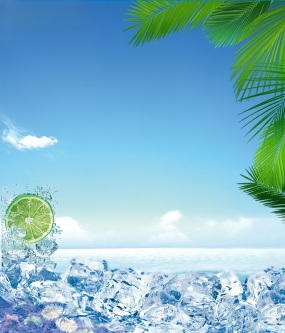 冰爽夏日背景图片